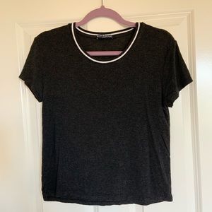 Brandy Melville - dark gray short sleeve tee